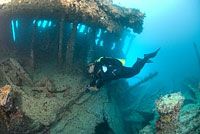 Naufragio-Santa-Catharina-Mergulhador